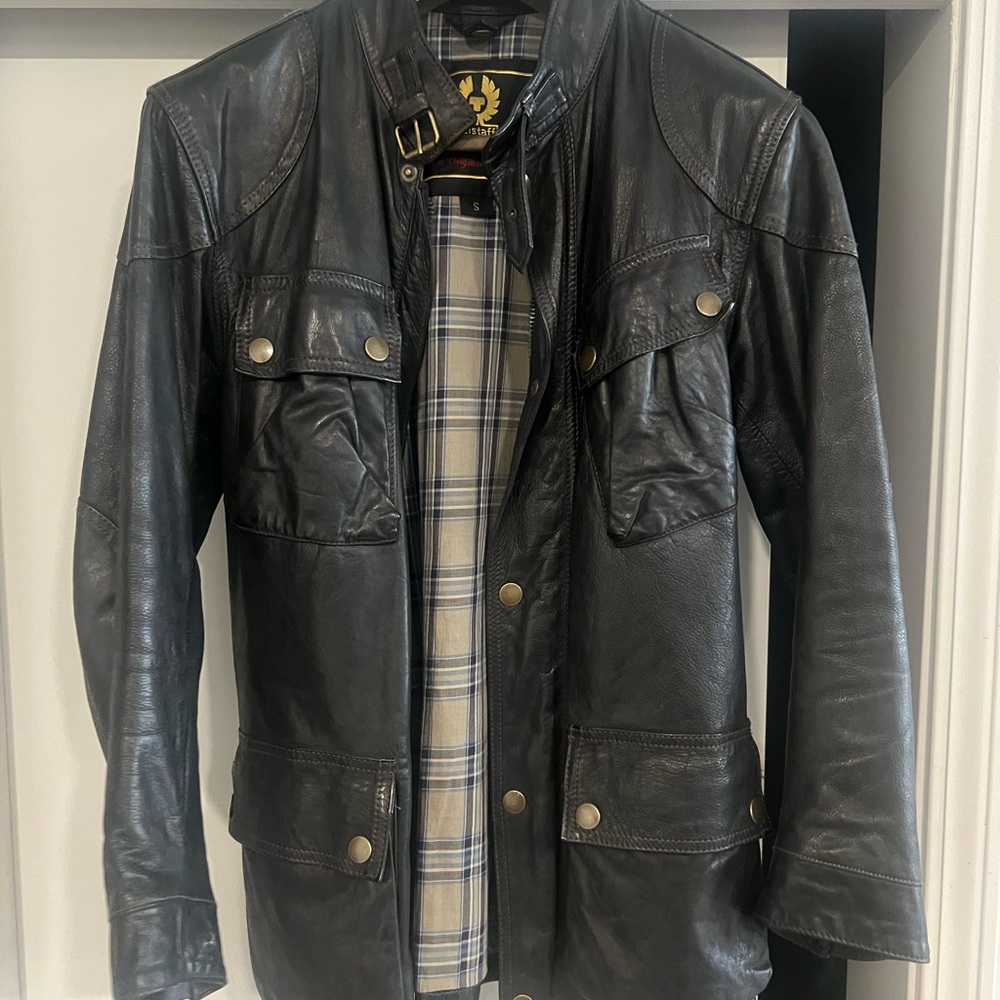 Rare Belstaff Panther Leather Jacket in Summerweight. Small - Picture 6 of 6